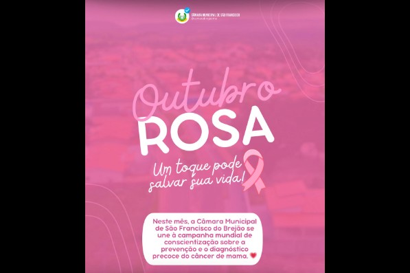 Outubro Rosa: juntos pela vida!