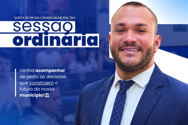 Convite da 6º sessão ordinária