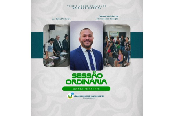 Convite da 7ª Sessão Ordinária