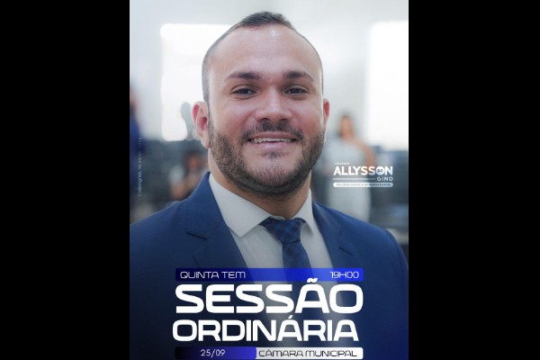 Convite da 8ª Sessão Ordinária